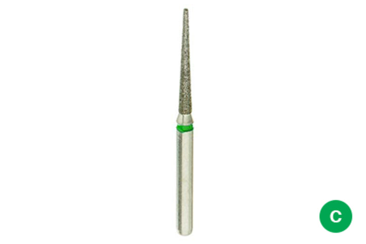 Beyes Diamond Burs Flat End Taper - 10/pk