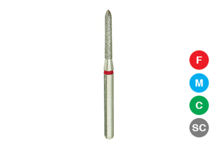 Beyes Diamond burs Modified beveled Cylinder - 10/pk