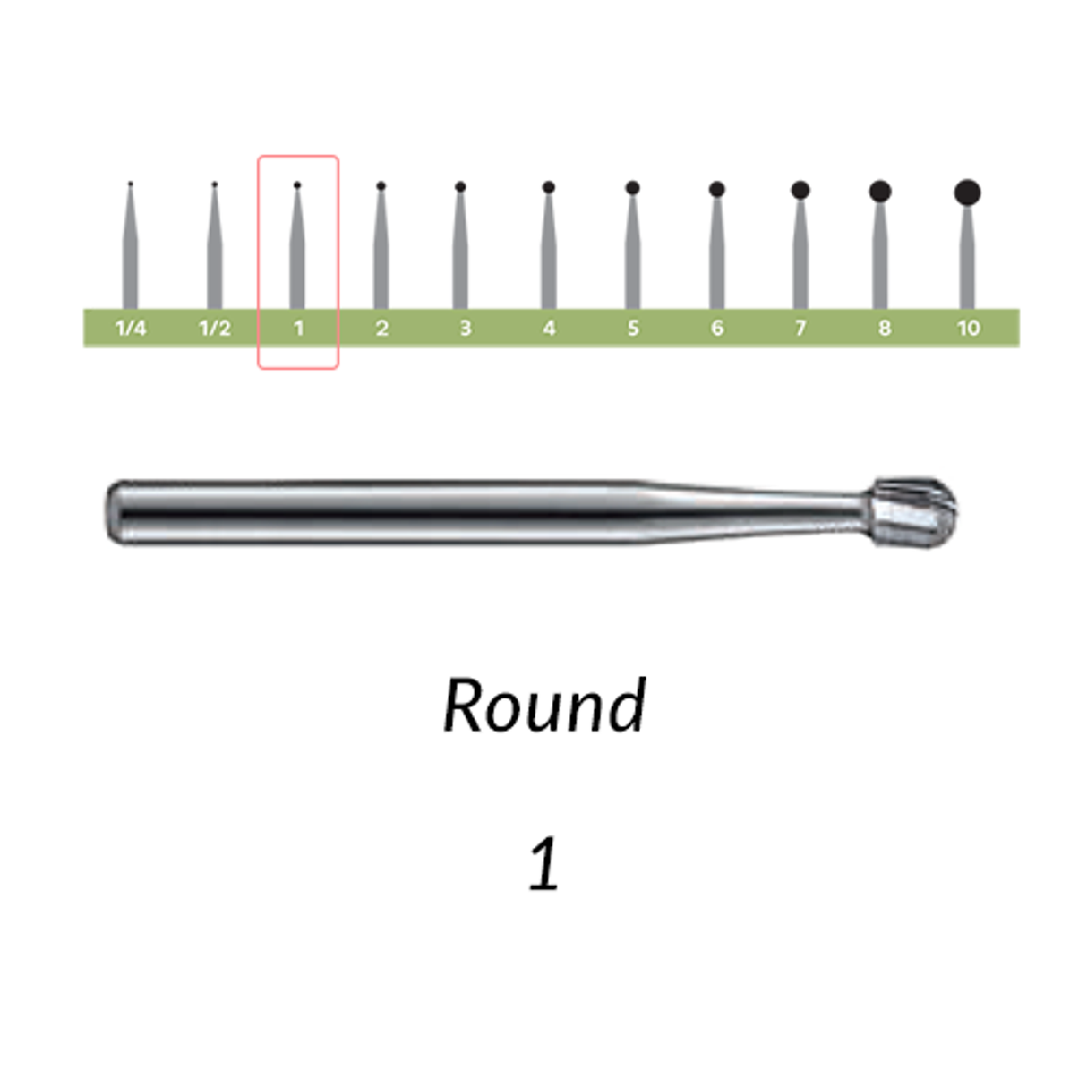 Carbide Burs FG - 100/Pk