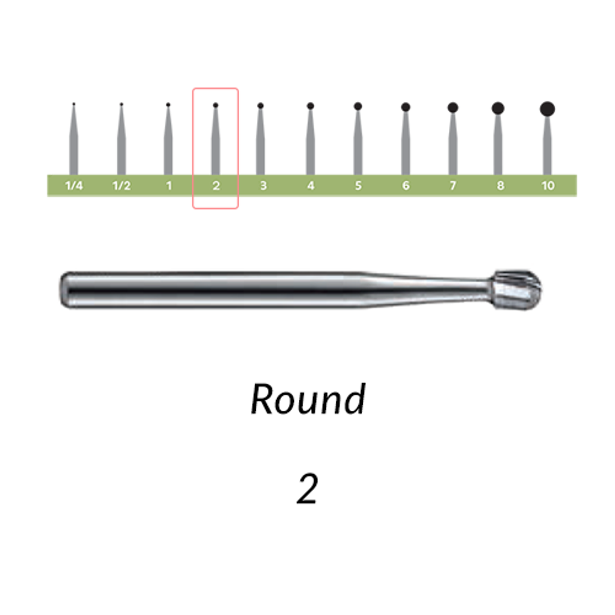 Carbide Burs FG Short Shank - 100/Pk