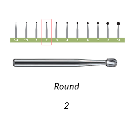 Carbide Burs RA - 100/Pk