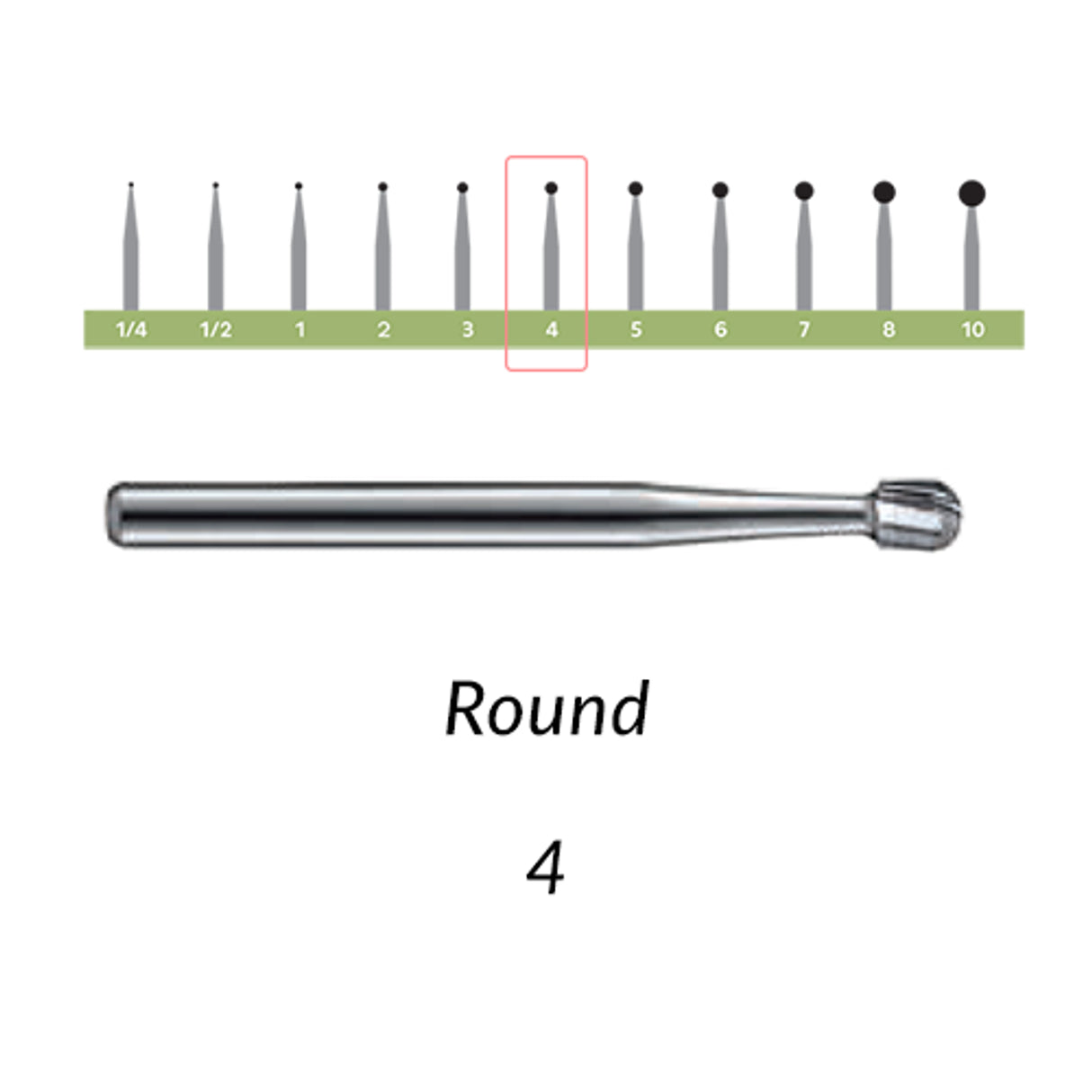 Carbide Burs FG - 100/Pk