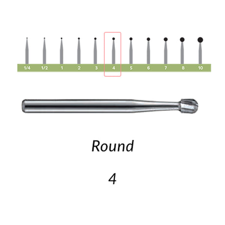 Carbide Burs FG - 100/Pk