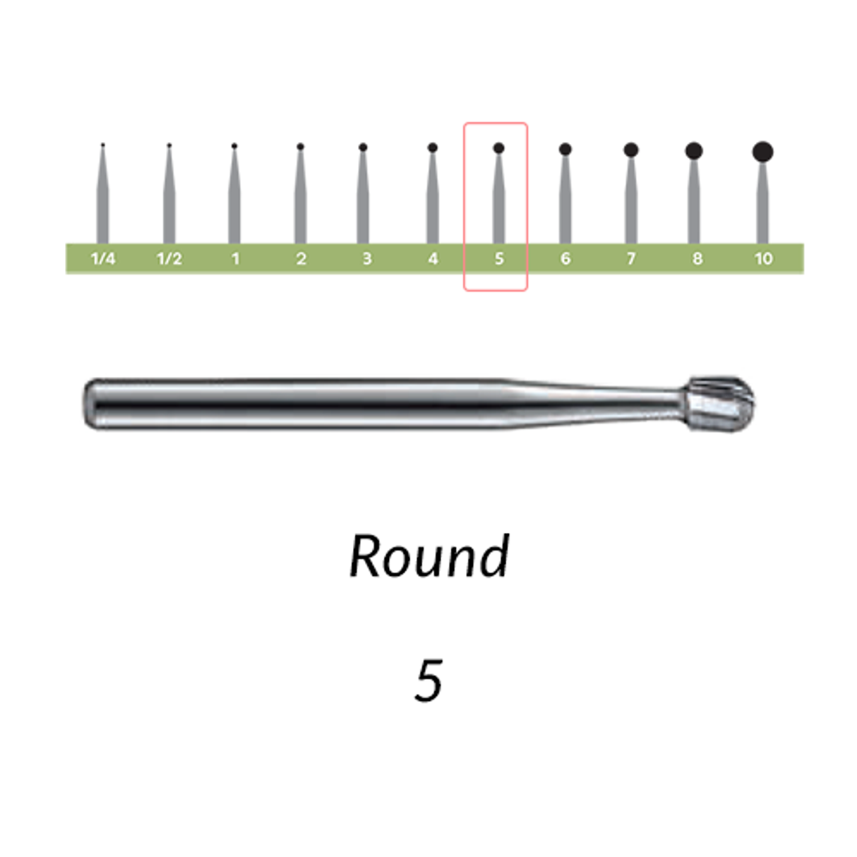 Carbide Burs FG - 100/Pk