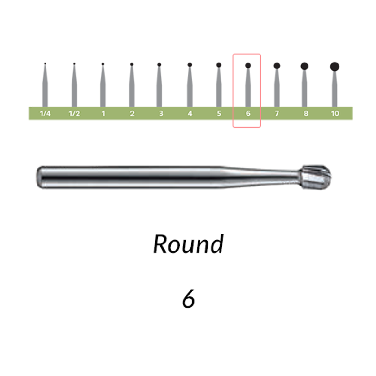 Carbide Burs FG - 100/Pk