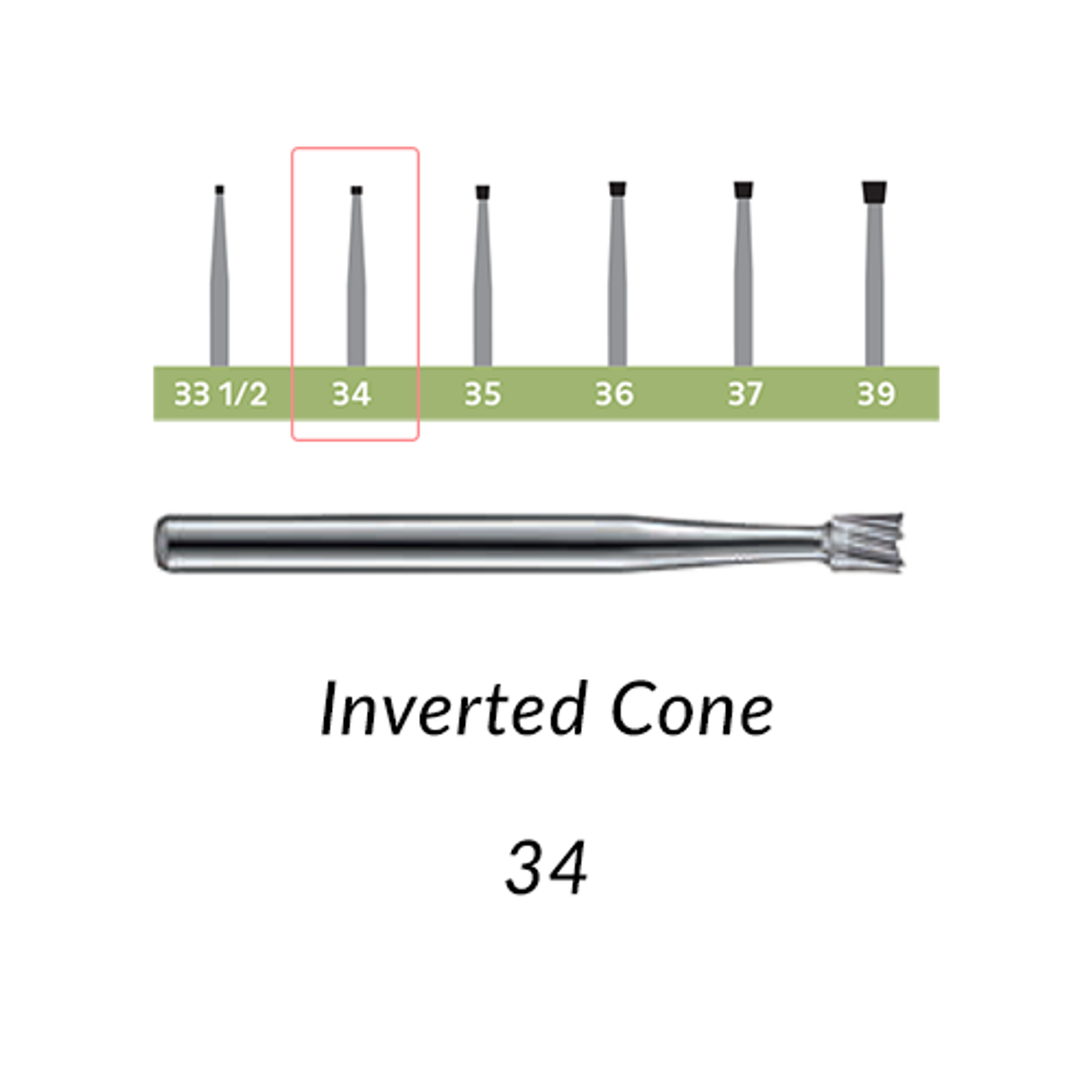 Carbide Burs FG - 100/Pk