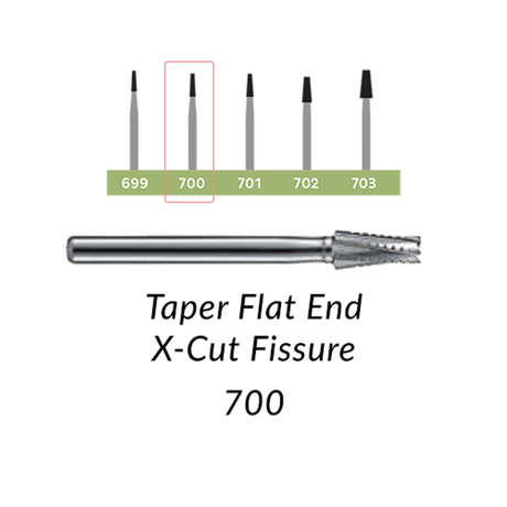 Carbide Burs FG Short Shank - 100/Pk