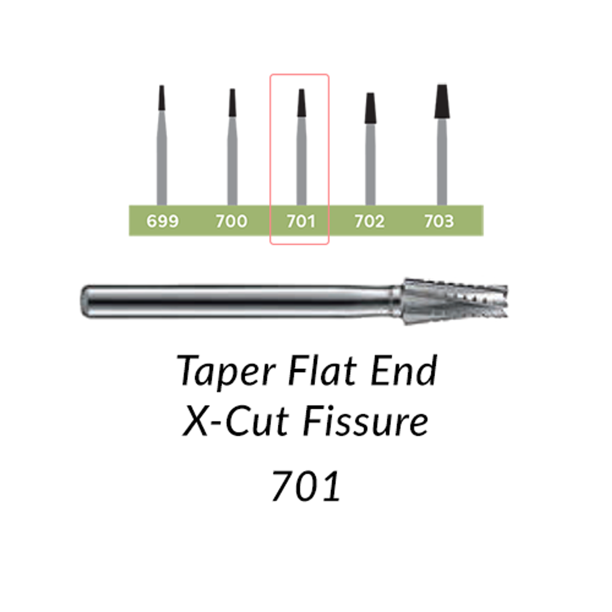 Carbide Burs FG Short Shank - 100/Pk