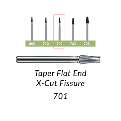 Carbide Burs FG - Long - 100/Pk