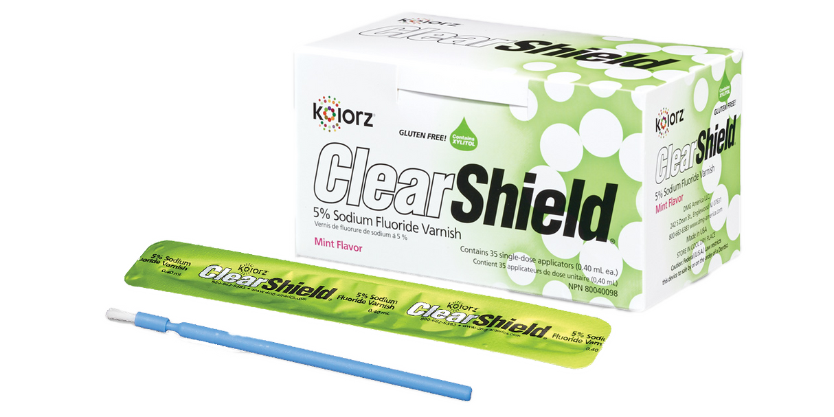 Kolorz® ClearShield™ 5% Sodium Fluoride Varnish