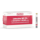 Lidocaine HCl 2% and Epinephrine Injection Cartridges, 50/Pkg