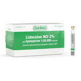 Lidocaine HCl 2% and Epinephrine Injection Cartridges, 50/Pkg