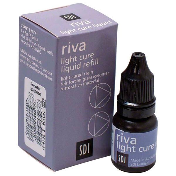 Riva Light Cure Glass Ionomer Restorative – Liquid Refill, 7.2 ml Bottle