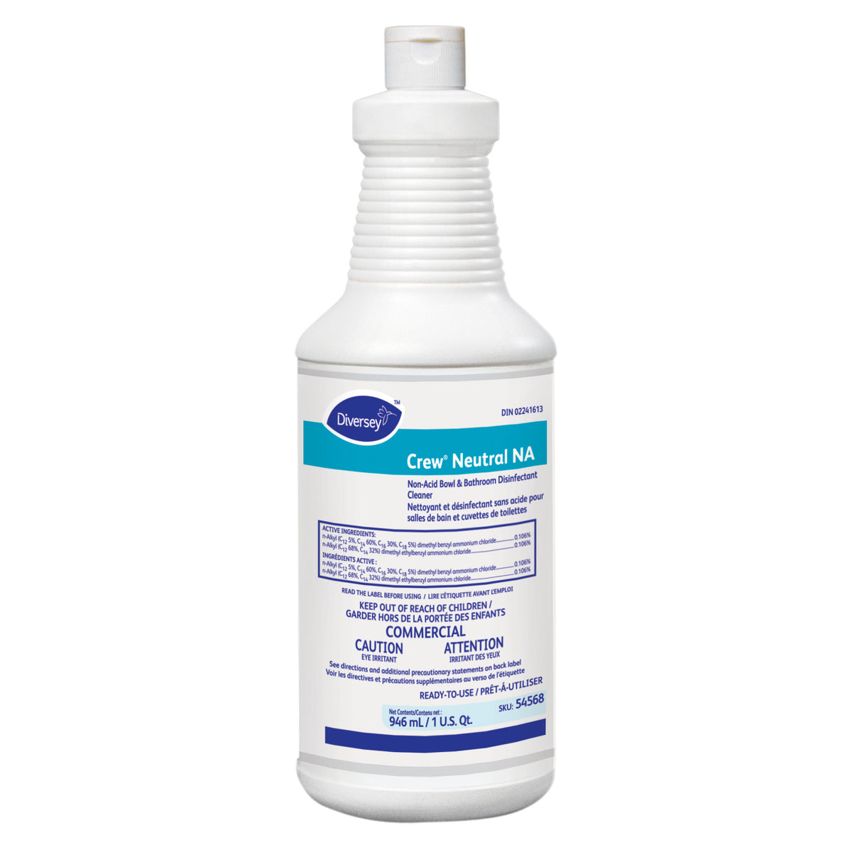 Crew® Neutral NA Non-Acid Bowl & Bathroom Disinfectant Cleaner