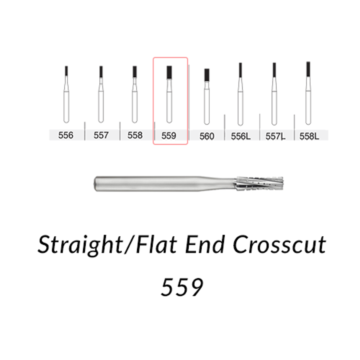 Carbide Burs FG - 100/Pk