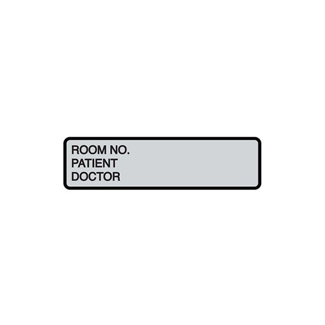 Medical Label, W1-3/8" x L5"Saves time and will help improve unit organization by providing patient chart.