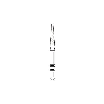 Two Striper® Diamond Burs – FG, Coarse, Green, Cone, 5/Pkg