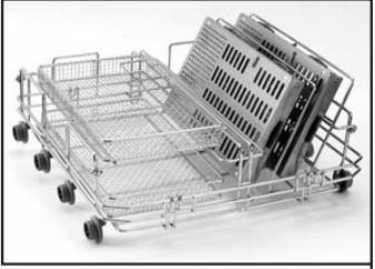 2 Cassette, 2 Basket Combo Rack, Hyd - 3Z Dental