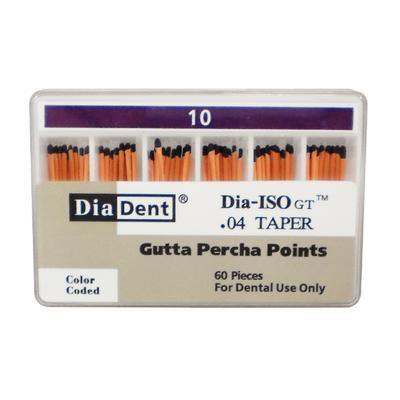 Dia-ISO GT™ Gutta Percha Points – 0.04 Taper, Slide Package 60/Box - 3Z Dental