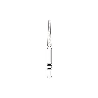 Two Striper® Diamond Burs – FG, Fine, Red, Cone, 5/Pkg