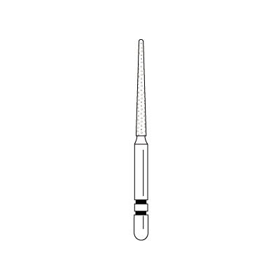 Two Striper® Diamond Burs – FG, Fine, Red, Cone, 5/Pkg