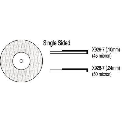 Thin-Flex® Diamond Discs – Single-Sided with Mandrel, 7/8" Diameter, 2/Pkg - 3Z Dental (6178069479616)