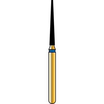 Alpen® Multi Use Diamond Burs – FG, Coarse, Blue, Cone, Tapered Flat End, 5/Pkg