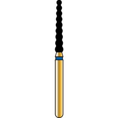 Alpen® Multi Use Diamond Burs – FG, Coarse, Blue, Striated Cylinder, 5/Pkg