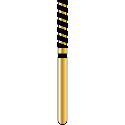 Alpen® TurboCut™ Diamond Burs – FG, Super Coarse, Black, 5/Pkg