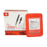 Alpen® x1 Single Use Diamond Burs – FG, Medium, Gray, 25/Pkg