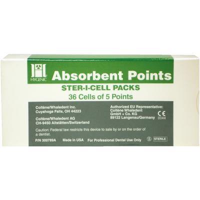 Hygenic® Absorbent Paper Points in Ster-I-Cells – Auxiliary Sizes, 180/Pkg - 3Z Dental (6158351401152)