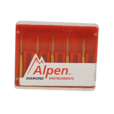 Alpen® Multi Use Diamond Burs – FGSS, 5/Pkg