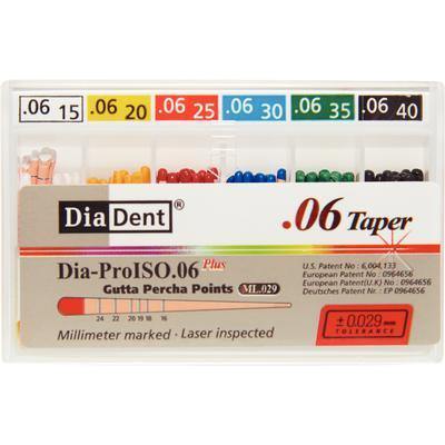 Dia-Pro ISO GT™ Taper Gutta Percha Points – MI.029, 60/Box - 3Z Dental