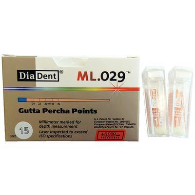 Gutta Percha Points ISO Sizes Non-Marked – Standard Sizes, Vials, 120/Pkg - 3Z Dental