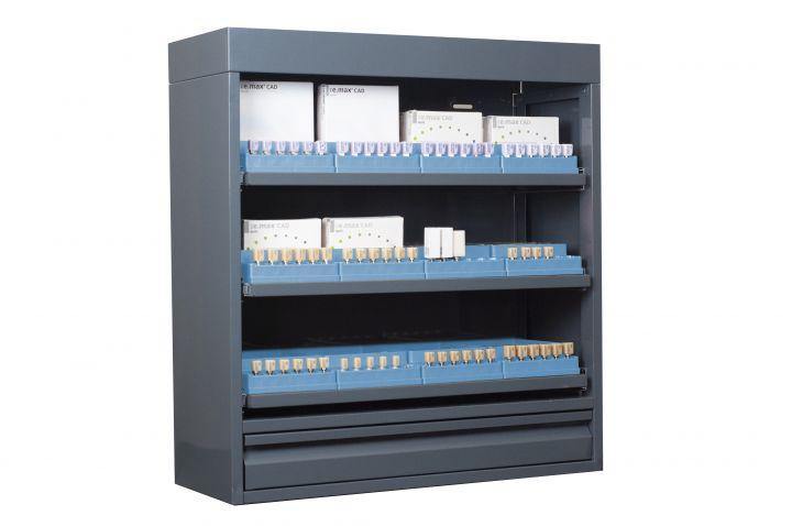 CAD/CAM Block Lockers with Internal Organizers - 3Z Dental