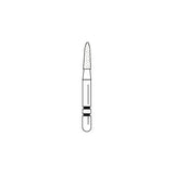 Two Striper® Diamond Burs – FG, Fine, Red, Flame, 5/Pkg