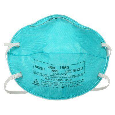 N95 Particulate Respirator 1860 - 10/pk - 3Z Dental (5046681141293)