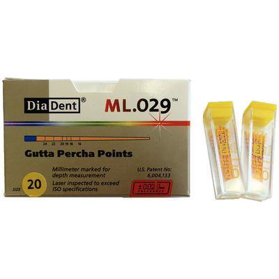 Gutta Percha Points ISO Sizes Non-Marked – Standard Sizes, Vials, 120/Pkg - 3Z Dental