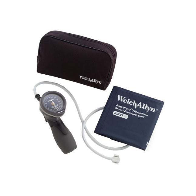 767 Wall Aneroid Sphygmomanometer, with Reusable Flexiport® Adult Two Tube Cuff