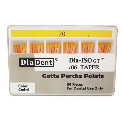 Dia-ISO GT™ Gutta Percha Points – 0.06 Taper, 60/Box - 3Z Dental