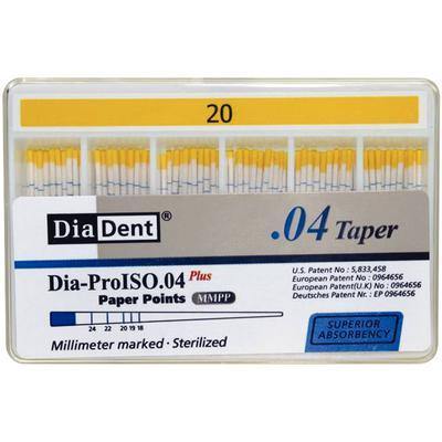 Dia-ProISO GT Paper Points – 0.04 Taper, Spillproof Packaging, 100/Pkg - 3Z Dental