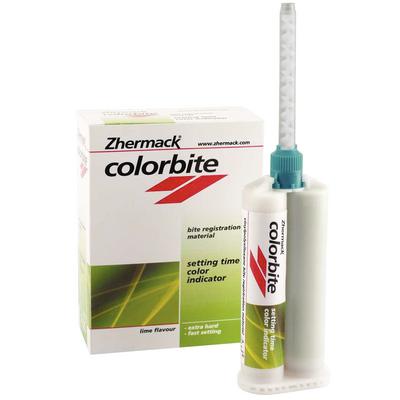 Colorbite D Thermochromatic A-Silicone Bite Registration Material – Heat Related Color Change, 50 ml Cartridges with Tips, 2/Pkg