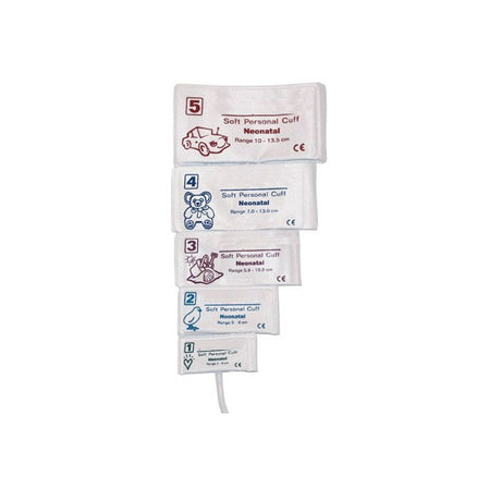 Blood Pressure Cuff, One Piece, with Luer Slip Connectors, Neonatal