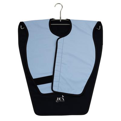 Lead-Free X-ray Aprons – Adult Panoramic Poncho, Blue Microfiber