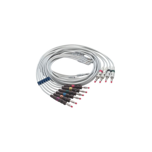 Digital Electrocardiogram Lead Set, Replaceable, 10 Lead