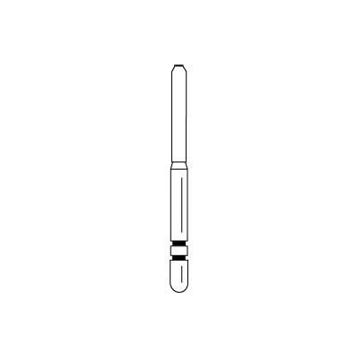 Two Striper® Tissue Guard End Cutting TGE™ Specialty Diamond Burs – FG, End Cutting, 5/Pkg