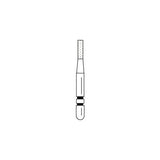 Two Striper® Diamond Burs – FG, Fine, Red, Cylinder Flat End, 5/Pkg