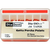 Dia-ISO GT™ Gutta Percha Points – 0.04 Taper, Slide Package 60/Box - 3Z Dental