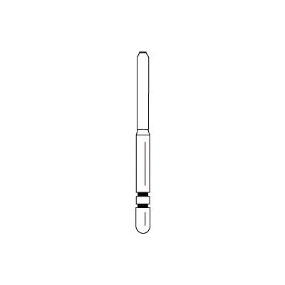 Two Striper® Tissue Guard End Cutting TGE™ Specialty Diamond Burs – FG, End Cutting, 5/Pkg