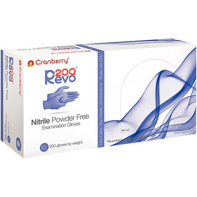 Cranberry R200® Nitrile Exam Gloves – Powder Free, Latex Free, 200/Box